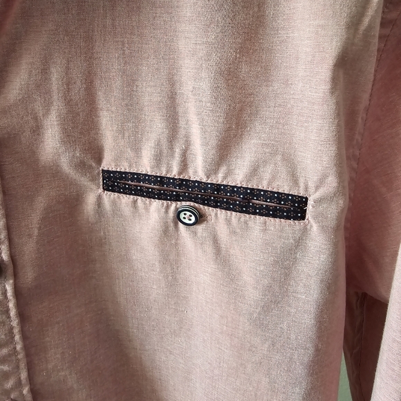 Craft + Flow Long Sleeve Button Down Shirt Medium - Picture 2 of 4